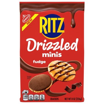 Ritz Drizzled Minis Fudge Crackers