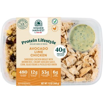 Higher Harvest by H-E-B 40g Protein Lifestyle Meal - Avocado Lime Chicken