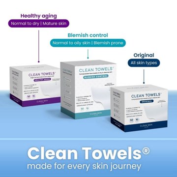 Clean Skin Club Disposable XL Clean Towels Original, 50 ct