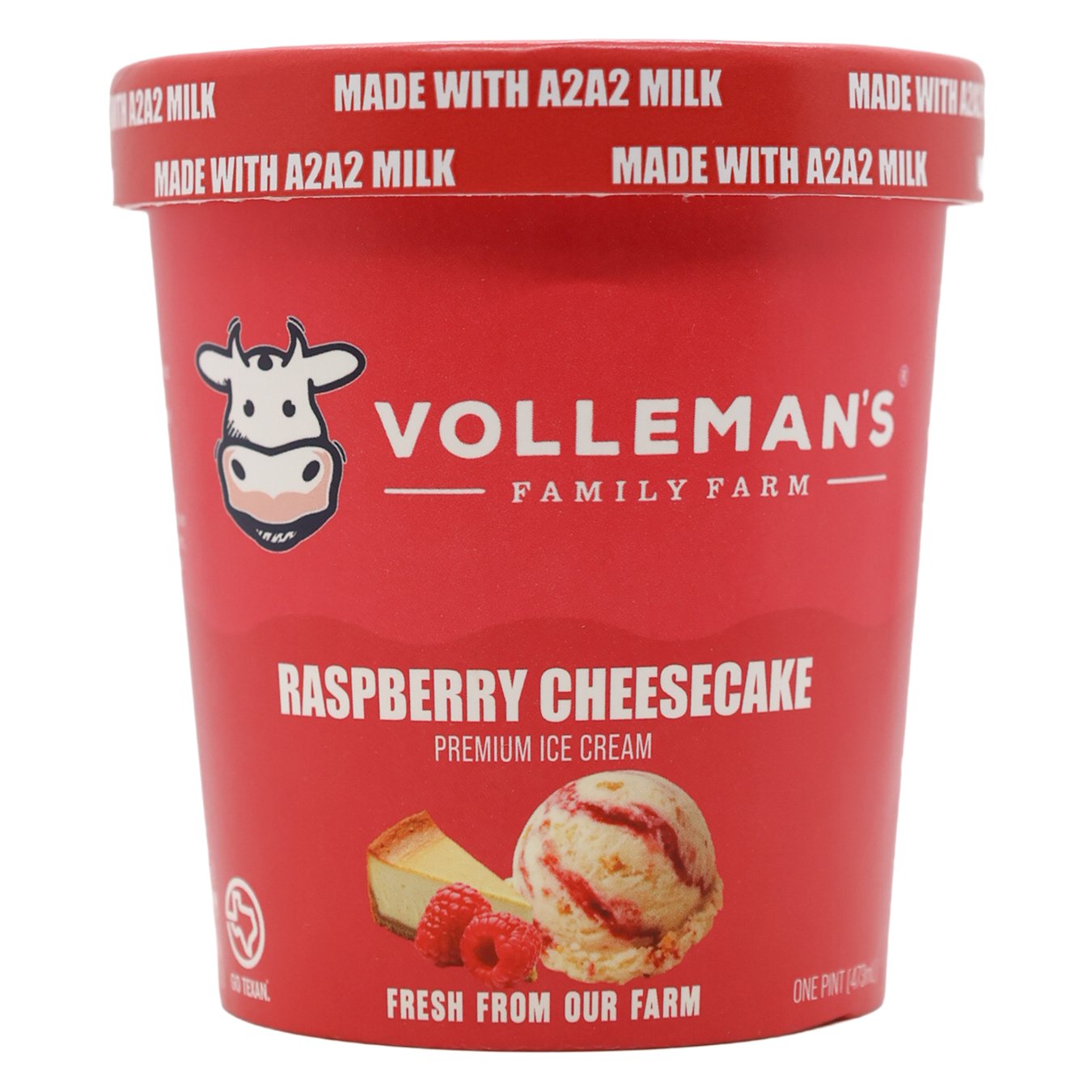 Volleman's Family Farm Banana Praline Crunch Ice Cream, 1 pt
