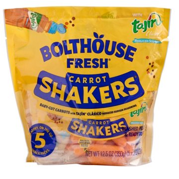 Bolthouse Fresh Carrot Shakers - Tajin, 5 ct