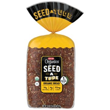 H-E-B Organics Seedatude Sliced Bread