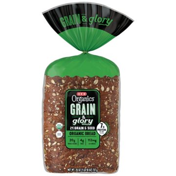 H-E-B Organics Grain & Glory Sliced Bread