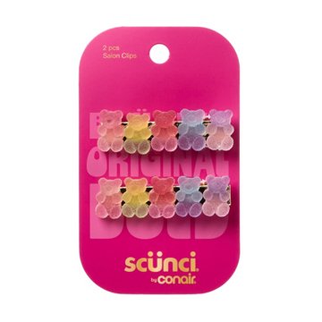 Scunci Gummy Bear Salon Hair Clips