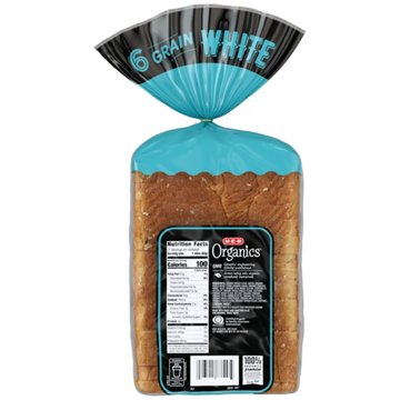 H-E-B Organics 6 Grain White Sliced Bread