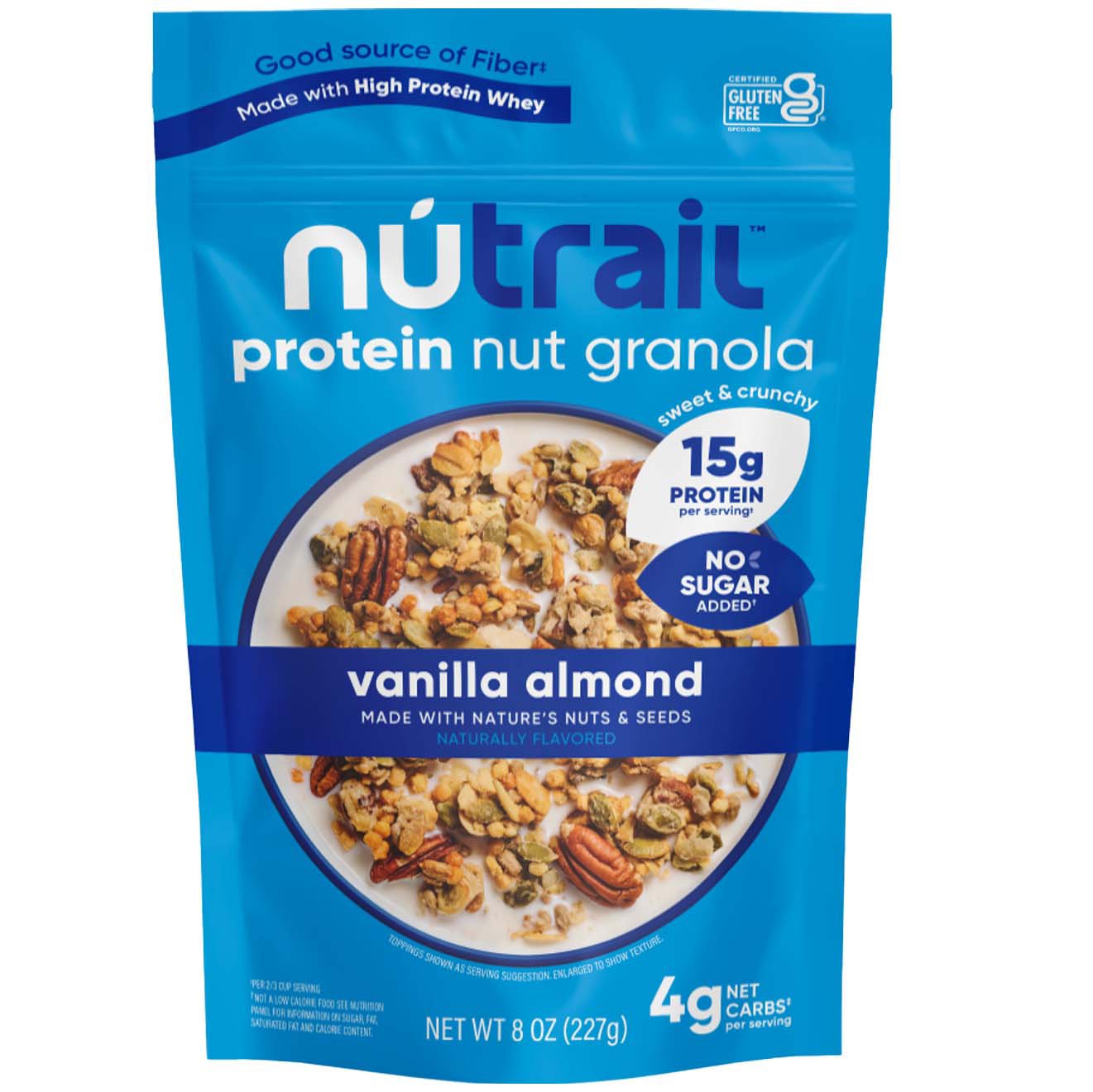 NuTrail Protein Nut Granola - Vanilla Almond - Shop Cereal at H-E-B