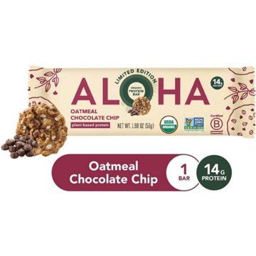 Aloha Oatmeal Chocolate Chip Protein Bars