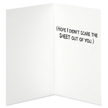 American Greetings Halloween Card (Scare the Sheet)