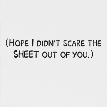 American Greetings Halloween Card (Scare the Sheet)