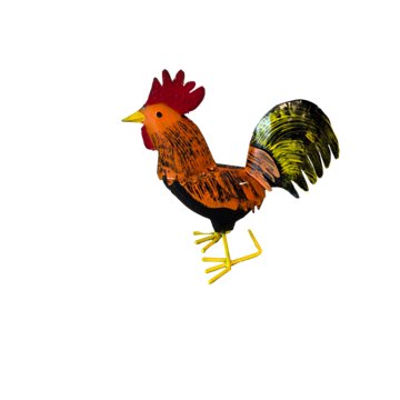 Creative Decor Sourcing Baby Rooster Metal Garden Statue