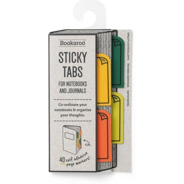 Bookaroo Bright Sticky Tabs, 40 ct