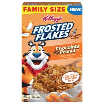 Kellogg's Frosted Flakes Chocolate Peanut Cereal - Family Size