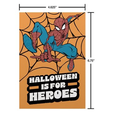American Greetings Marvel Spiderman Halloween Card for Kids (Chills & Thrills)
