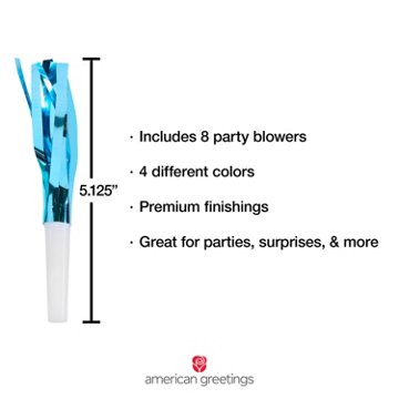 American Greetings Metallic Tassel Party Blowers