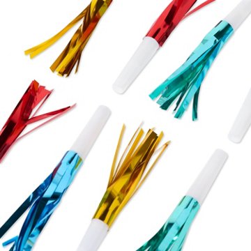 American Greetings Metallic Tassel Party Blowers