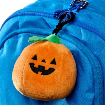 American Greetings Halloween Plush Pumpkin Keychain