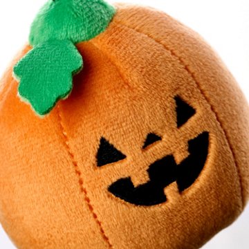 American Greetings Halloween Plush Pumpkin Keychain