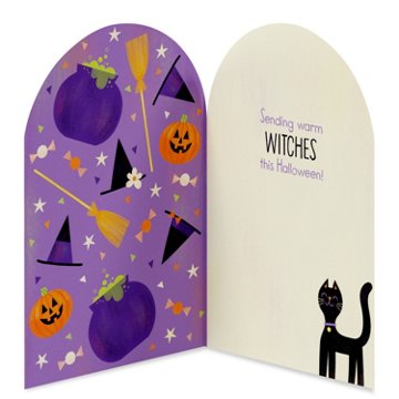 American Greetings Halloween Card for Kids (Warm Witches)