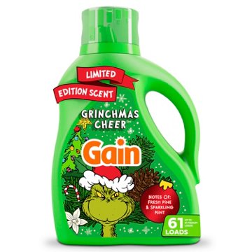 Gain Liquid Laundry Detergent, 61 Loads - Grinchmas Cheer Scent