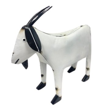 Creative Decor Sourcing Papa Goat Metal Garden Statue