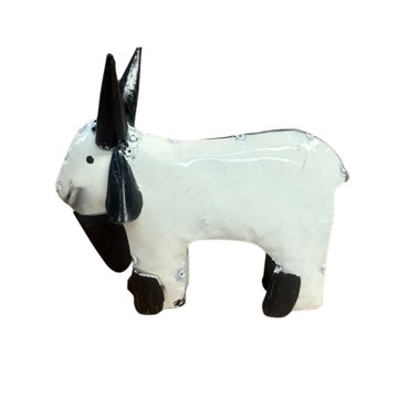 Creative Decor Sourcing Baby Goat Metal Garden Statue