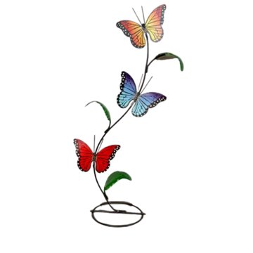 Creative Decor Sourcing Butterfly Garland Metal Garden Statue