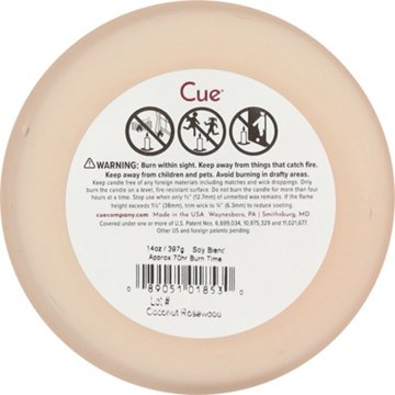 Cue Coconut Rosewood Candle