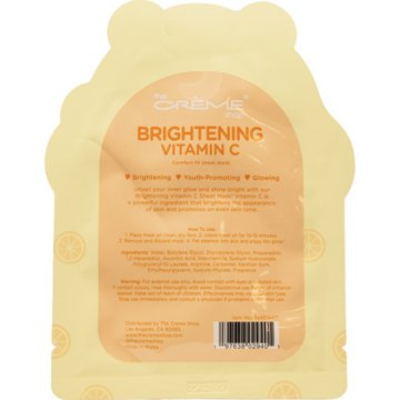 The Crème Shop Brightening Vitamin C Comfort Sheet Mask