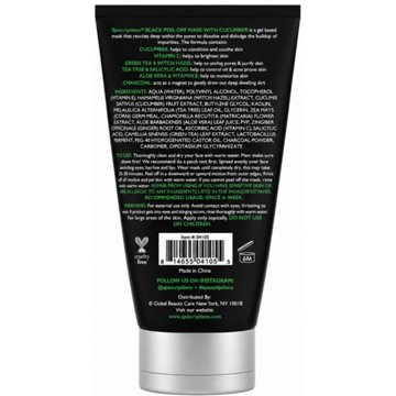 SpaScriptions Cucumber Black Peel-Off Mask