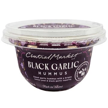 Central Market Black Garlic Hummus, 10 oz