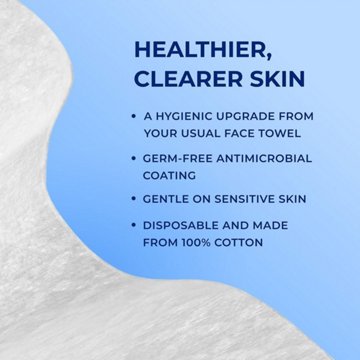 Q-Tips Clean Disposable Face Towels