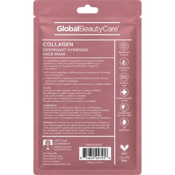 Global Beauty Care Collagen Overnight Face Mask