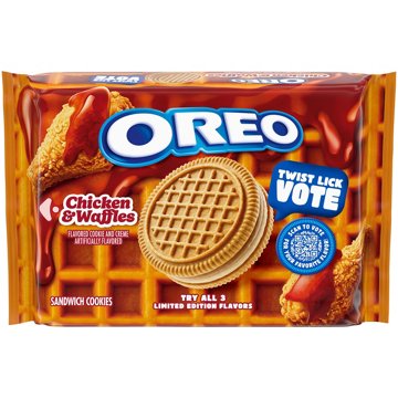 OREO Limited Edition Chicken & Waffles Sandwich Cookies