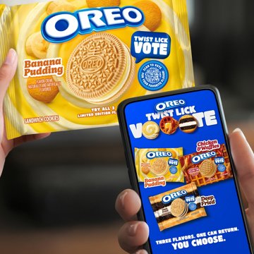 OREO Limited Edition Banana Pudding Sandwich Cookies, 10.68 oz