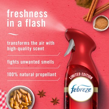 Febreze Air Mist Freshener Odor Fighting Room Spray - Baked Cinnamon Apples