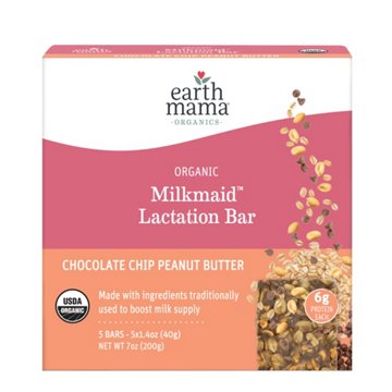 Earth Mama Organic Milkmaid Lactation Bar - Chocolate Peanut