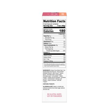 Earth Mama Organic Milkmaid Lactation Bar - Chocolate Peanut