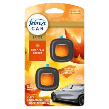 Febreze Luxe Car Vent Air Freshener - Crisp Fall Breeze
