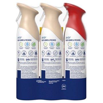 Febreze Odor-Fighting Room Air Freshener Spray - Holiday Value Pack