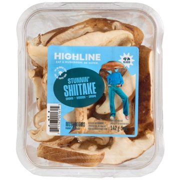 Highline Sliced Shiitake Mushrooms, 5 oz