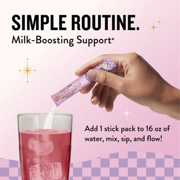 Legendairy Milk She's Flowing Lactation Support Drink Mix - Blackberry Lemonade, 18 ct