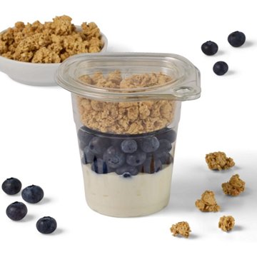 H-E-B Granola & Vanilla-Flavored Yogurt Parfait - Blueberry , 8 oz