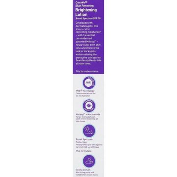 CeraVe Skin Renewing Brightening Face Moisturizer with SPF 30 Sunscreen