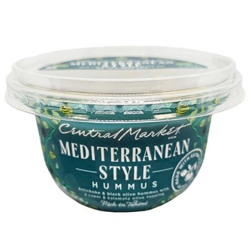 Central Market Mediterranean Style Hummus, 10 oz