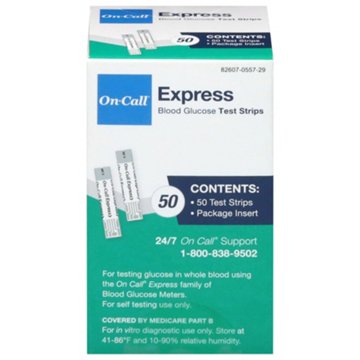 On Call Express II Test Strips