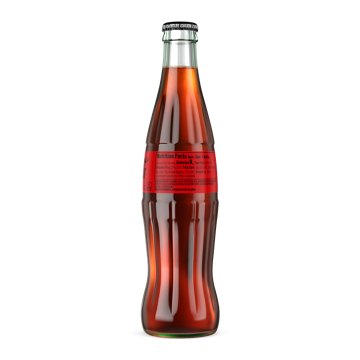 Coca-Cola Zero Sugar Soda Soft Drink Glass Bottle