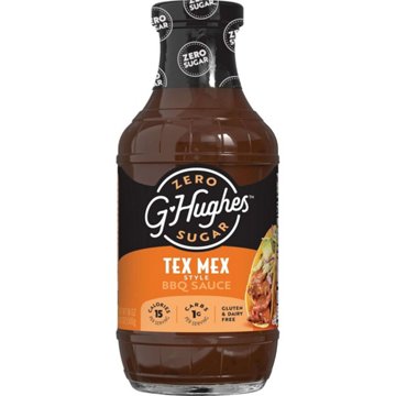 G Hughes Smokehouse Zero Sugar Tex Mex Style BBQ Sauce