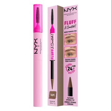 NYX Fluff & Snatch Brow Powder Pen - Taupe