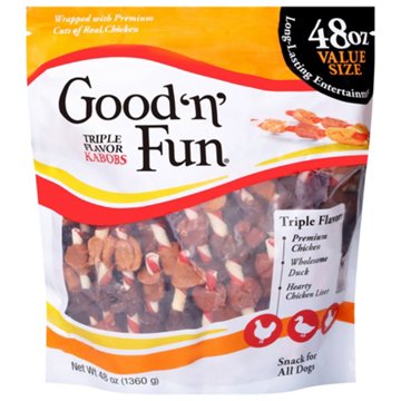 Healthy Hide Good 'n' Fun Triple Flavor Kabobs, 48 oz