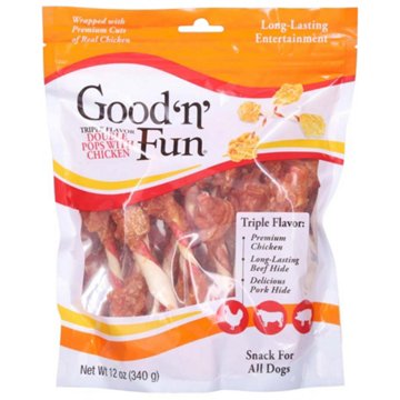 Healthy Hide Good 'n' Fun Triple Flavor Double Pops with Chicken, 12 oz